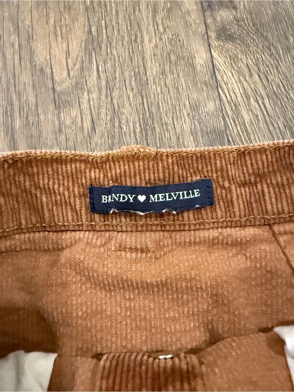 Brandy Melville brown corduroy